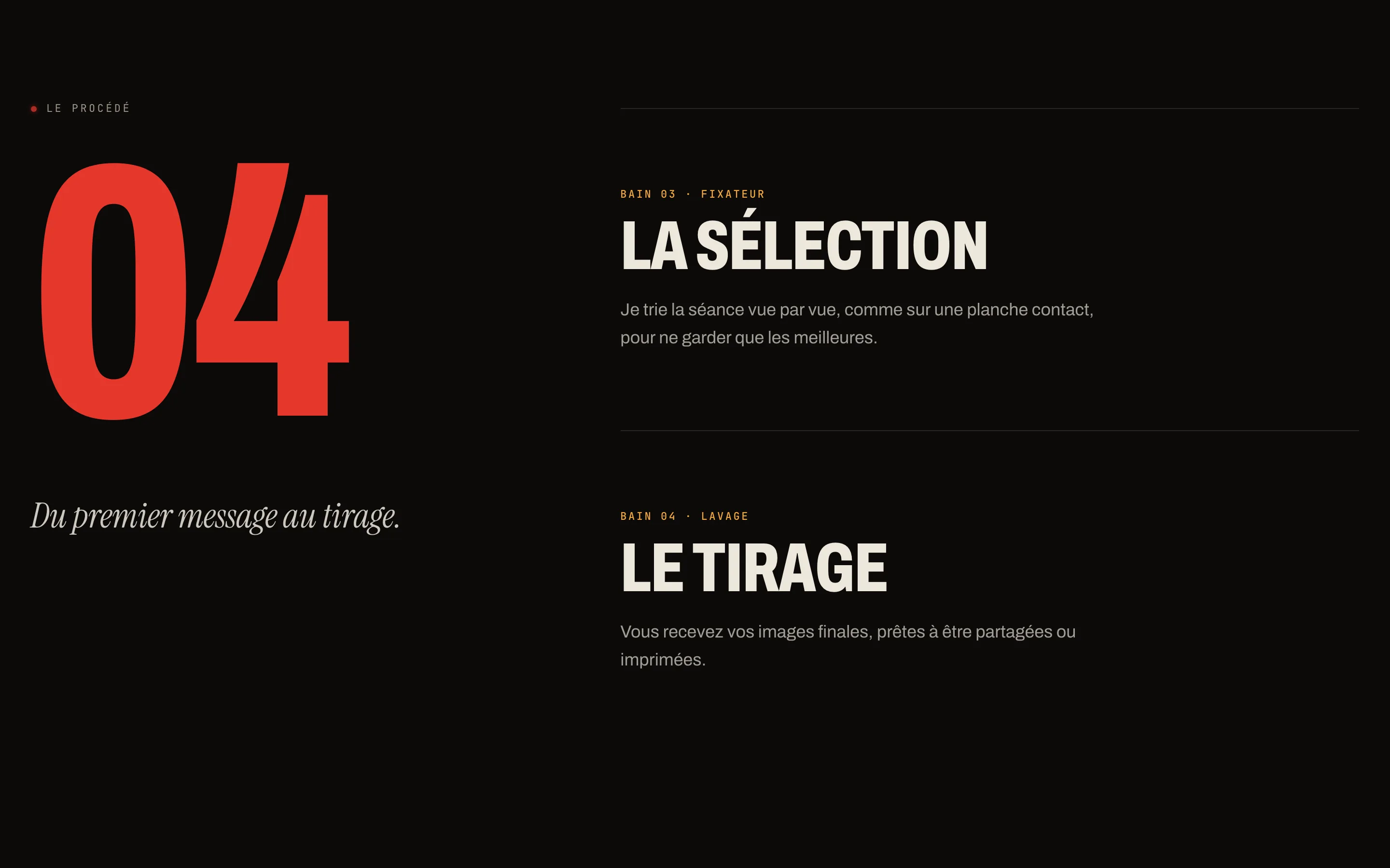 ors-shooting — Le procédé